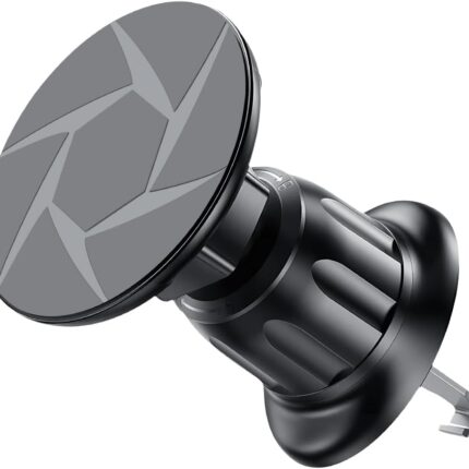 Magnetic Car Phone Holder, 360° Rotation Auto Air Vent Smartphone Holder Mount, Vehicle Interior Cellphone Mount Clip Stand Accessories, Universal for RV, SUV, Truck