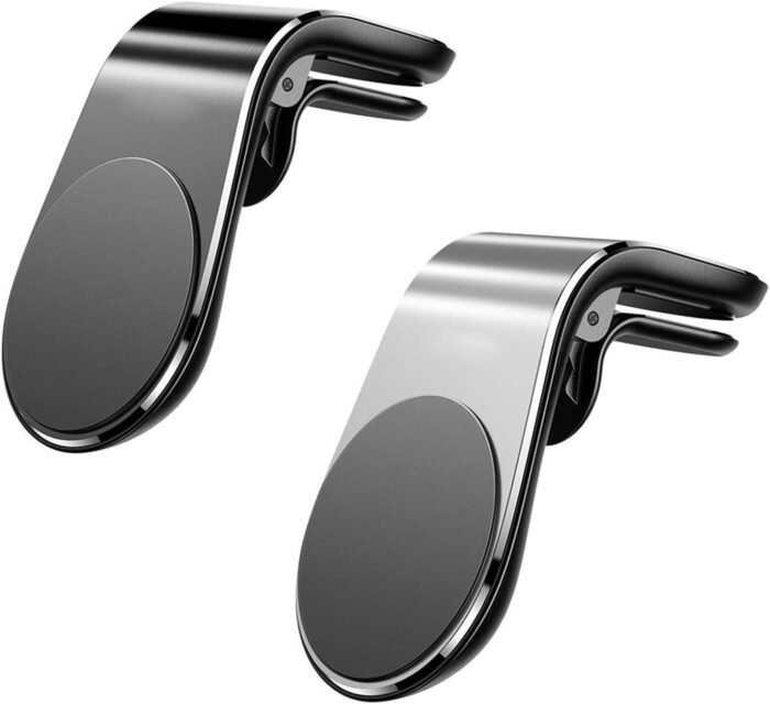 Universal Phone Holder Clip Car Air Vent Magnetic Mount Holder Bracket for Cell Phone GPS Suporte Celular Car Phone Holder (Black) - Image 2