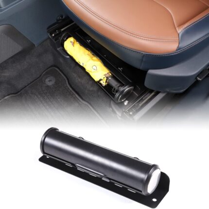Under Seat Storage Box Organizer Tray Fit for Ford  2022 2023 2024 2025, Multi-Functional Car Umbrella Bucket, Under-Seat Consoles Organizer Box that can hold various items