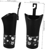 Car Umbrella Storage Bucket Multifunctional Organizer for Umbrellas Trash Tissues Water Resistant Material Space Efficient Installation Heart Design - Image 2
