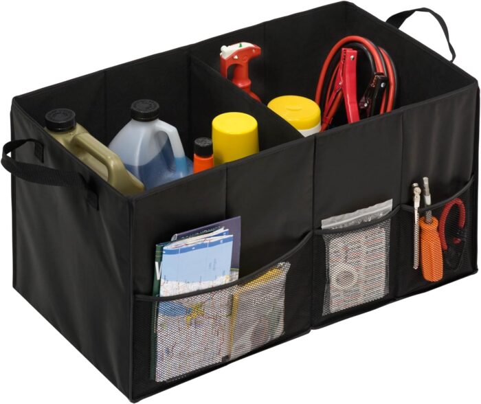 Soft Storage Chest, Black Folding Car Trunk Organizer - Image 1