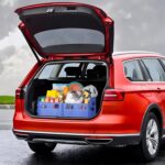 Trunk Organizer SUV, Car Storage Organizer Trunk, NOT-FLIMSY ANTI-SLIDE 70L Spacious Collapsible Sturdy Trunk Organizer for Grocery/Car Accessories/Women Men's Gift, Light Blue - Image 2