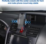Car Phone Mount Compatible with Subaru Forester 2013-2018, Center Console Air Outlet Cell Phone Holder, Handsfree Air Vent Phone Stand, Clamping Arms Holder-A Style - Image 2