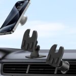 Vent or Dashboard Car Phone Mount for , Dashboard Adapter Adhesive and Vent Clip, Compatible with Most , Fits All Smartphone