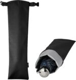 1 Pc Umbrella Bag Waterproof Travel Umbrellas Storage Pouches Wet Umbrella Cases Folding Umbrellas Sleeves Covers Portable Travel Umbrella Carry Bag for Home Outdoor (Black Color)