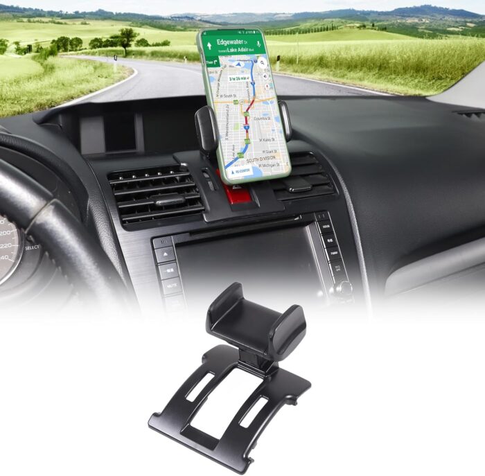 Car Phone Mount Compatible with Subaru Forester 2013-2018, Center Console Air Outlet Cell Phone Holder, Handsfree Air Vent Phone Stand, Clamping Arms Holder-A Style - Image 1