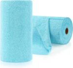 Microfiber Towels Roll Microfiber on a Roll Tear Away Towel 12" x 12" Reusable Washable Microfiber Cloth Microfiber Paper Towels Roll for Car Cleaning Rag All Purpose Absorbent Kitchen