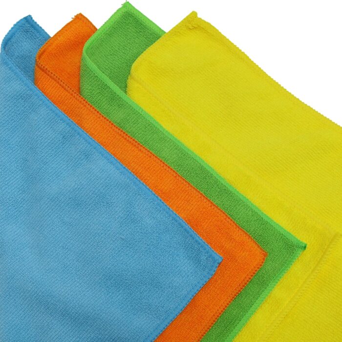 Microfiber Cleaning Cloth, 4 Colors - 150 Pack - Image 2